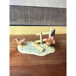 Lowell Davis Perfect Ten Figurine Schmid Chicken Rooster Hen Farm